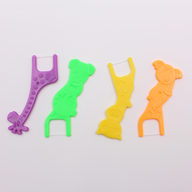 Kids Flossers in 4 Kinds Land Animals Buy Dental Flosser, Kids Dental