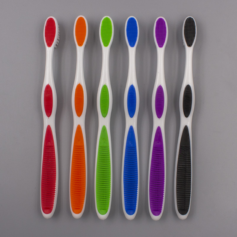 Gum Massage Toothbrush with Tongue Scraper Buy Adult Toothbrush, good