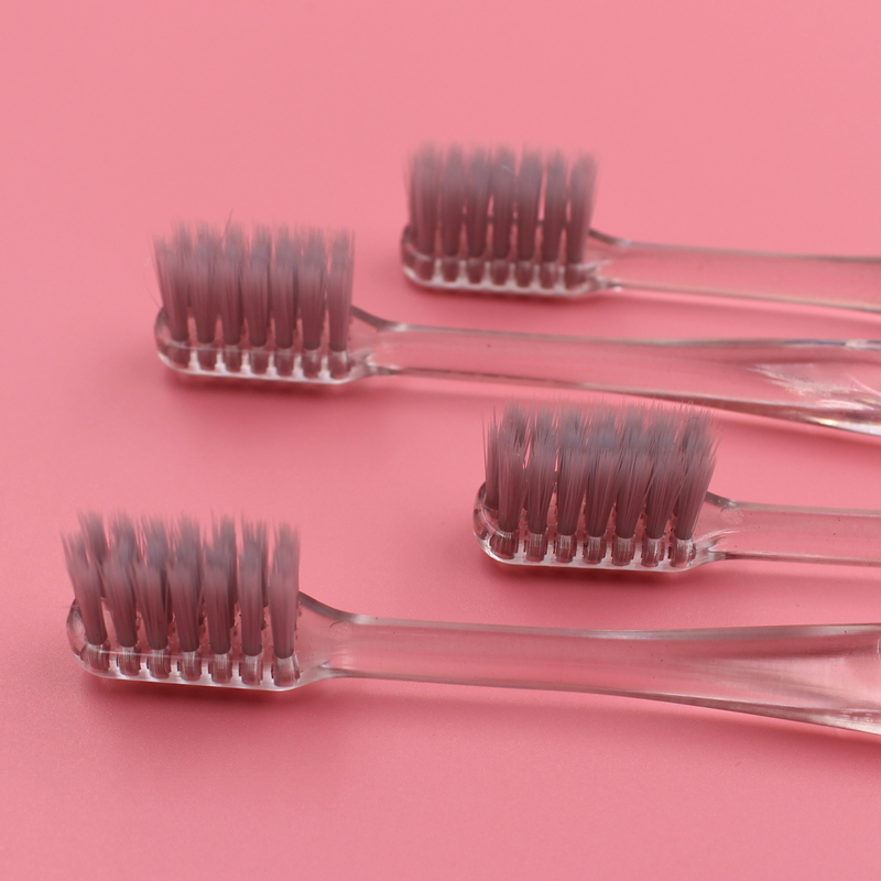 Transparent Handle Adult Toothbrush Buy Toothbrush, Transparent